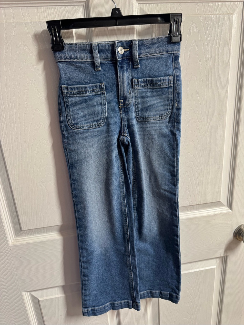 Wide leg girls jeans
